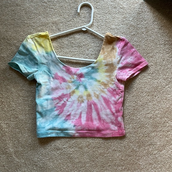 Tie dye ballet crop top: - Picture 5 of 9